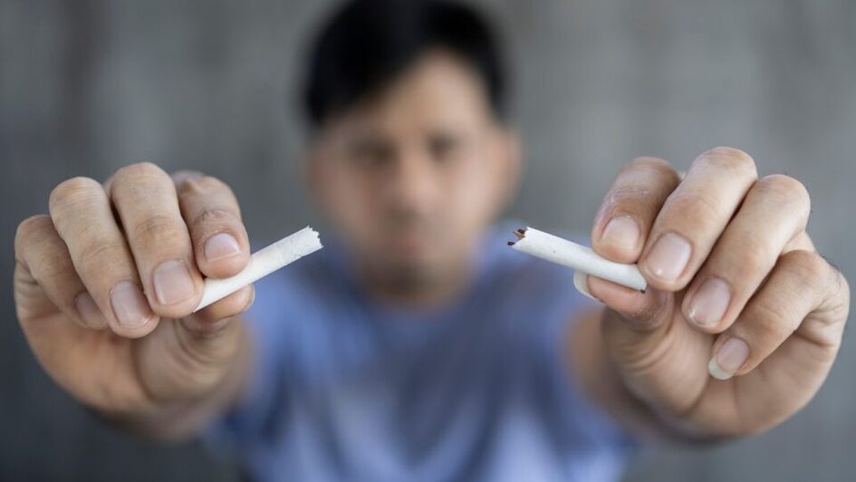 Stoppen met het roken van sigaretten