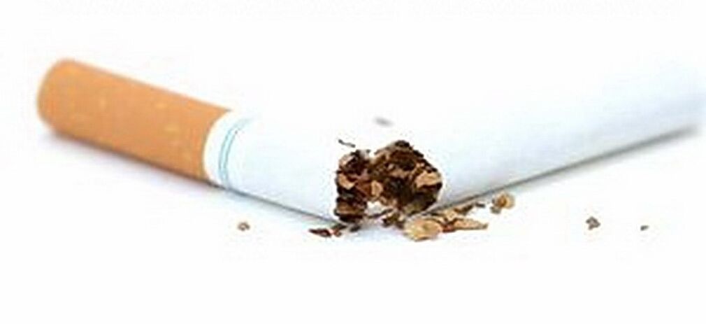 gebroken sigaret