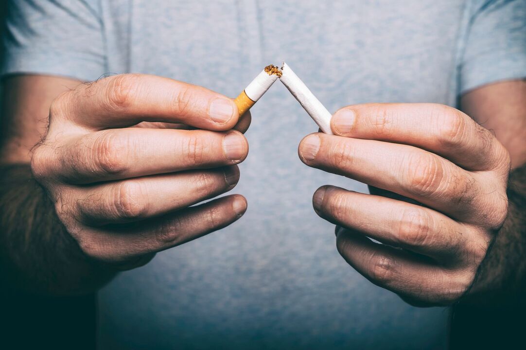 stoppen met roken en hoe sigaretten te vervangen 